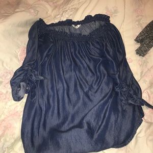 Off the shoulder blouse